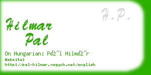 hilmar pal business card